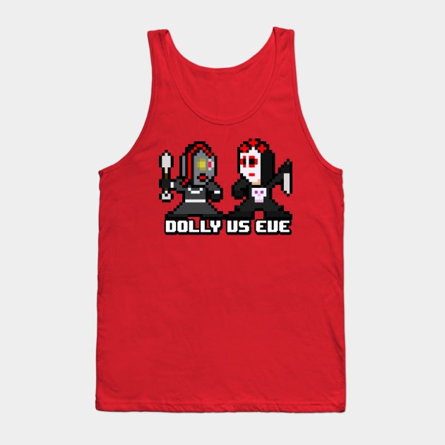 Slasher Man: Dolly vs Eve Tank Top by WithoutYourHead